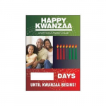 28" x 20" Face for Scoreboard "Happy Kwanzaa ..."
