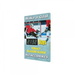 28" x 20" Safety Scoreboard "Make A Goal ..."_noscript