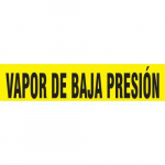 1-1/2" x 2" Pipe Marker "Vapor De Baja Presion"