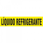 2-1/4" x 3" Pipe Marker "Liquido Refrigerante"_noscript