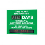24" x 30" Moving Message Scoreboard "This Plant ..."_noscript