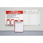 12" x 9" 5S Red Tag Tracking Center