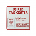 12" x 12" 5S Red Tag Center American English_noscript
