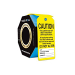 OSHA Caution Tag By-the-Roll with Grommets_noscript