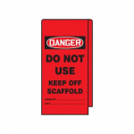12" x 3-1/8" OSHA Danger Safety Tag "Do Not Use ..."_noscript