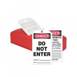 OSHA Danger QuickTag Kit "Do Not Enter"_noscript
