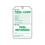 Safety Tag "Tool Loan/Tool Return - Perforated"_noscript