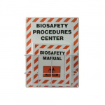 20" x 15" Safety Sign "Biosafety Procedures ..."