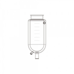 100L Low Profile, Cylindrical Jacketed Flask