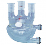 1L Spherical Flask, Jacketed, 29/42 Center Neck