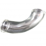 1/2" Beaded Process Pipe Sweep Elbow, 45 Degrees_noscript