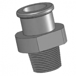 1" Male Threaded Adapter, 304 Stainless Steel