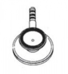 Chestpiece for 608 Stethoscope, Gray_noscript