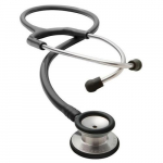 Adscope 604 Pediatric Clinician Stethoscope, Black_noscript