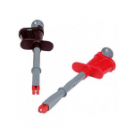 Color-coded (Red/Black) Grip Probes