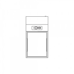 24" Horizontal Laminar Flow Cabinet with Extra Tall Option_noscript