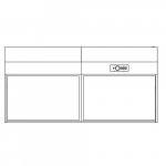 96" Horizontal Laminar Flow Cabinet with Extra Tall Option_noscript