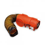 8" DC Plastic COM-PAX-IAL Blower, Canister