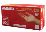 Anti-Microbial Vinyl Industrial Grade Gloves, Medium