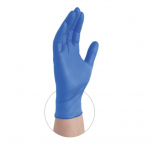 Exam Blue Nitrile Gloves, Medium Size