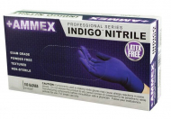Indigo Nitrile Powder Free Exam Gloves, Small_noscript