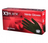 X3 Black Nitrile Industrial Grade Gloves