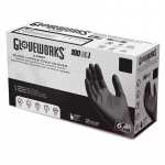 Gloveworks Black Nitrile Examination Gloves, S Size_noscript