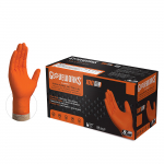Gloveworks  HD Orange Nitrile Gloves, S Size