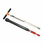 1-1/8" x 24" Plated Soil Probe with Slide Hammer