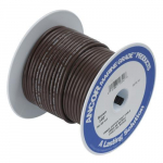 Tinned Copper Wire, 16 AWG (1mm^2), Brown, 25ft_noscript