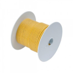Tinned Copper Wire, 14 AWG (2mm^2), Yellow, 18ft_noscript