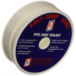 Poly-Temp PTFE Gasket Tape, 1" x 0.02"_noscript