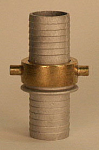 1-1/2" Aluminum With Brass Nut Suction Hose Coupling_noscript