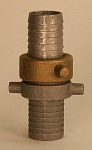1-1/2" Aluminum With Brass Nut Suction Hose Coupling