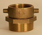 2 1/2" Brass Hydrant Adapters