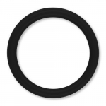 Durometer O-Ring, Round, Black, Ethylene Propylene, 1/8"_noscript