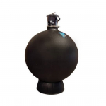 Ultima II Black Filter with 2" Top Mount Valve for up to 30000 Gallon Bodies of Water