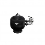 Ultima II Black Filter, 3" Side Mount Valve for up to 60000 Gallon Bodies of Water