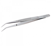 College Forceps with Pin & Curved Serrated Tip_noscript