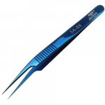 5A-SS Blu-Tek Tweezers with Long Angled Tips Style_noscript