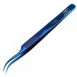 7-SS Blu-Tek Tweezers with Fine Curved Tips Style_noscript