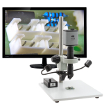 Microscope with 360 Viewer HD on Post Stand