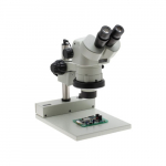 Stereo Zoom Binocular Microscope on Stand PLED_noscript