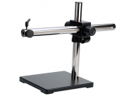 Single Arm Boom Microscope Stand w/ Metal Base