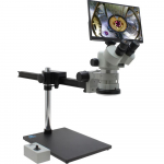 SPZV-50 Stereo Zoom Microscope on Ultra Glide Stand_noscript