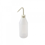 250ml Wash Bottle with White Sloping Shoulder_noscript