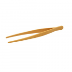180mm Yellow Tweezers with Round Ends