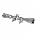 Huntmaster 30/30 Silver Rifle Scope w/ Rings_noscript