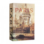 Paris Book Lock Box with Combination Lock
