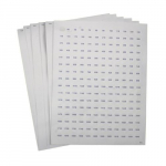 13mm White Dots for Tubes (3840 Labels)